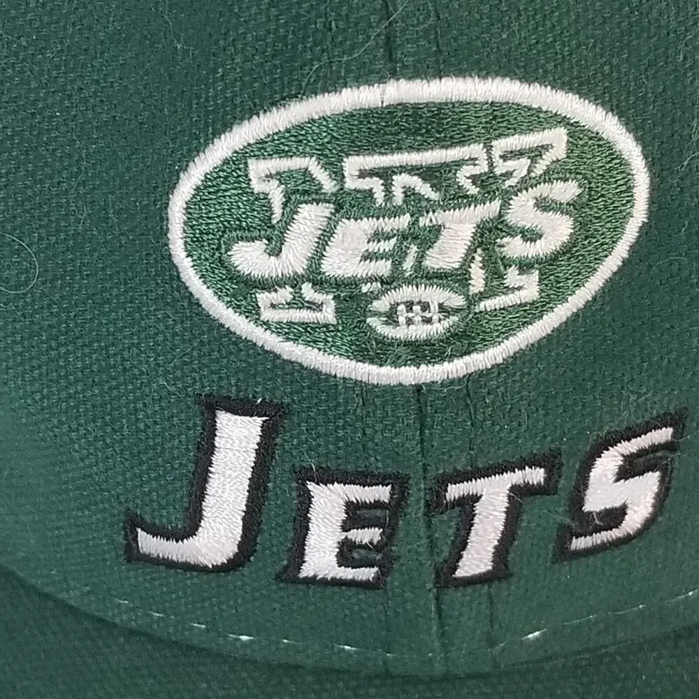 Puma Pro Line NF New York JetsCap Hat‎ Green Gold Strap Back flawed